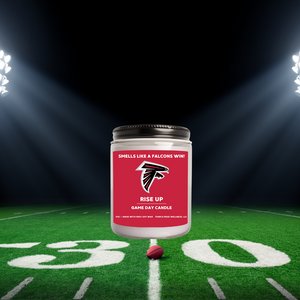 Atlanta Falcons Football Candle