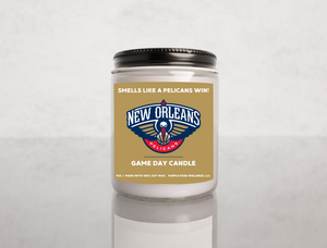 New Orleans Pelicans NBA Basketball Candle