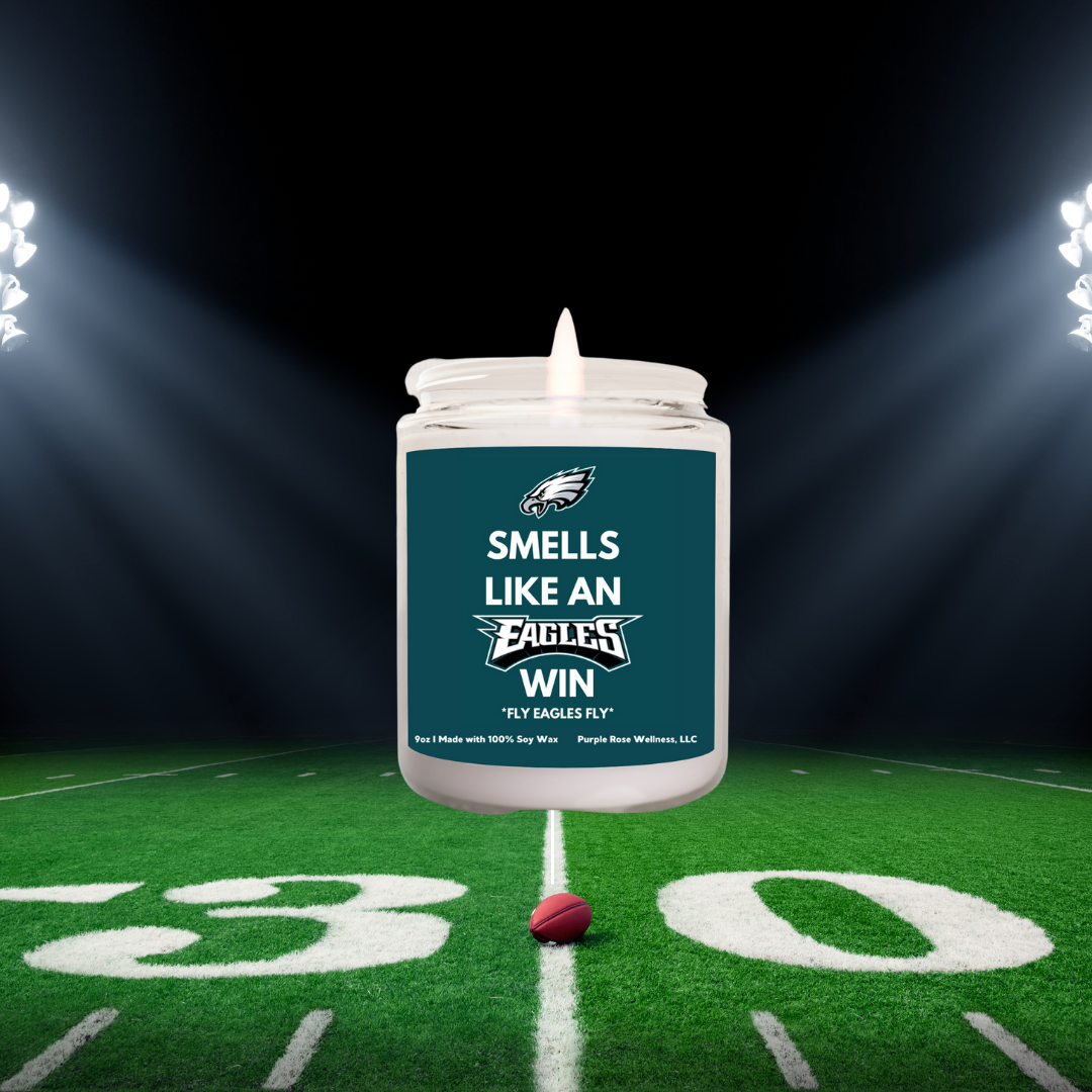 Philadelphia Eagles Football Candle