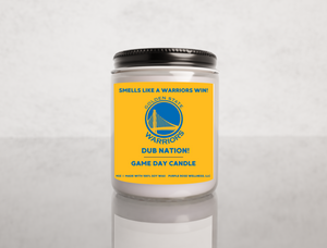 Golden State Warriors NBA Basketball Candle