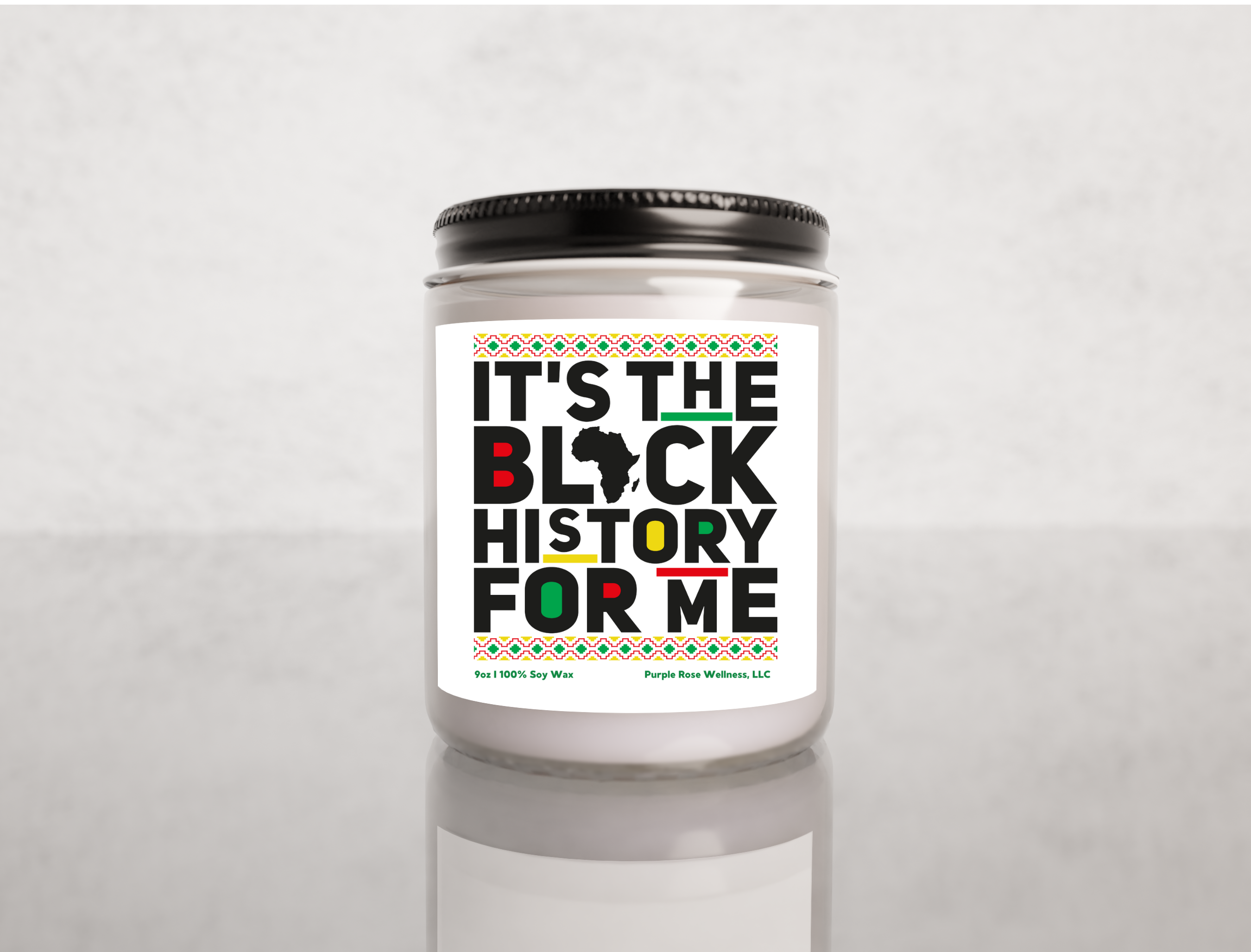 It's the Black History for Me Candle
