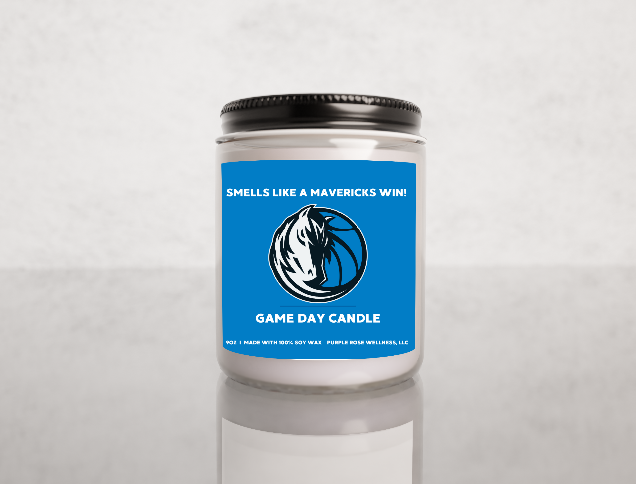 Dallas Mavericks NBA Basketball Candle