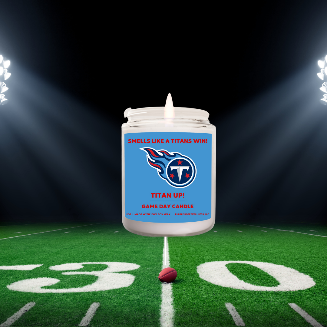Tennessee Titans Football Candle
