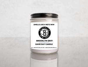 Brooklyn Nets NBA Basketball Candle