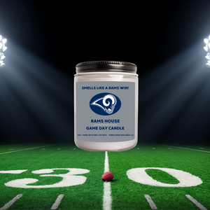 Los Angeles Rams Football Candle