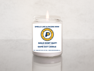 Indiana Pacers NBA Basketball Candle