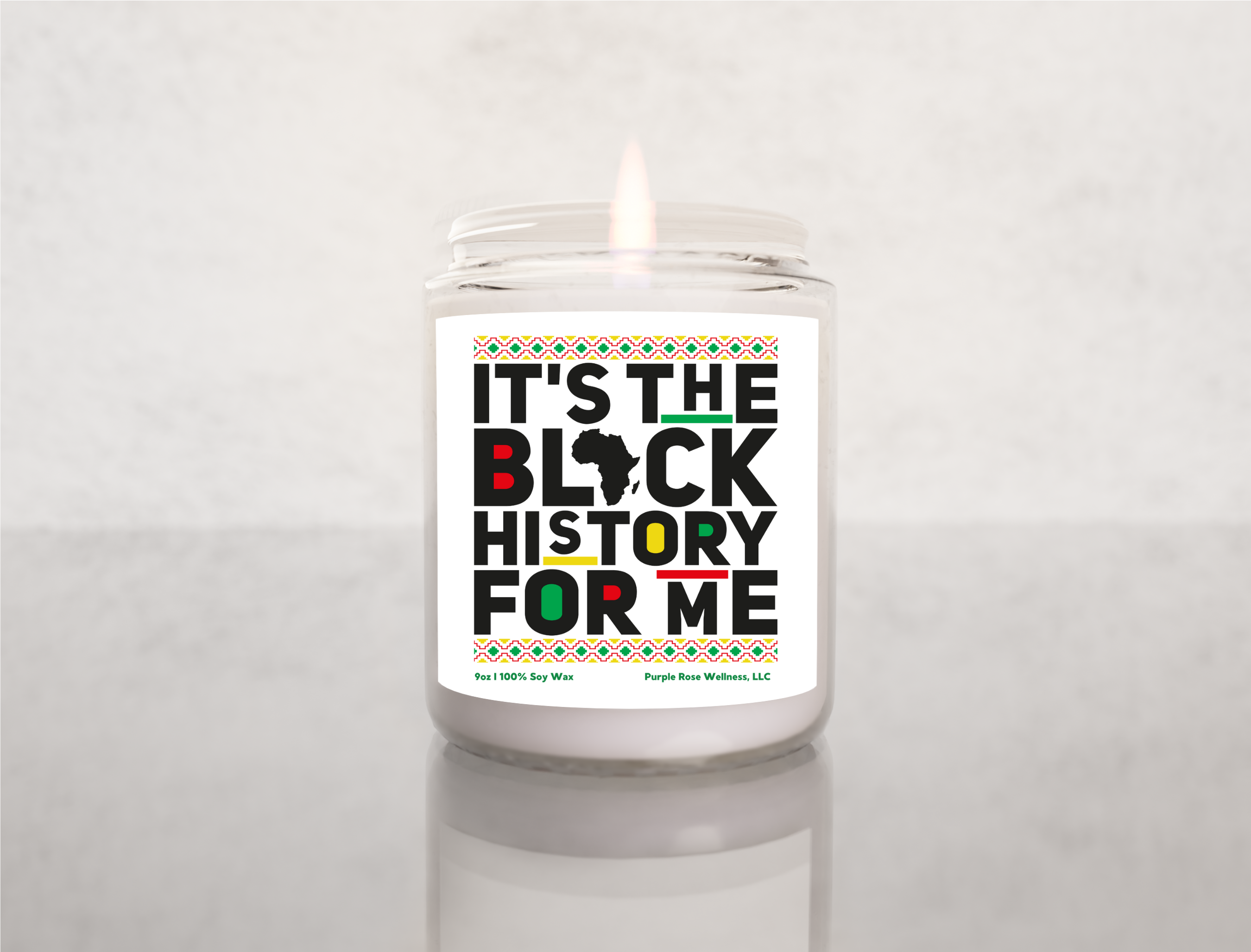 It's the Black History for Me Candle