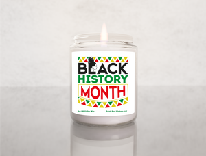 Black History Month Candle