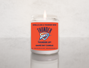 Oklahoma City Thunder NBA Basketball Candle