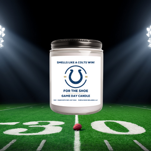 Indianapolis Colts Football Candle