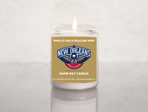 New Orleans Pelicans NBA Basketball Candle