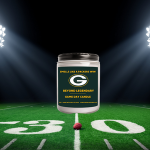 Green Bay Packers Football Candle