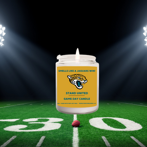 Jacksonville Jaguars Football Candle