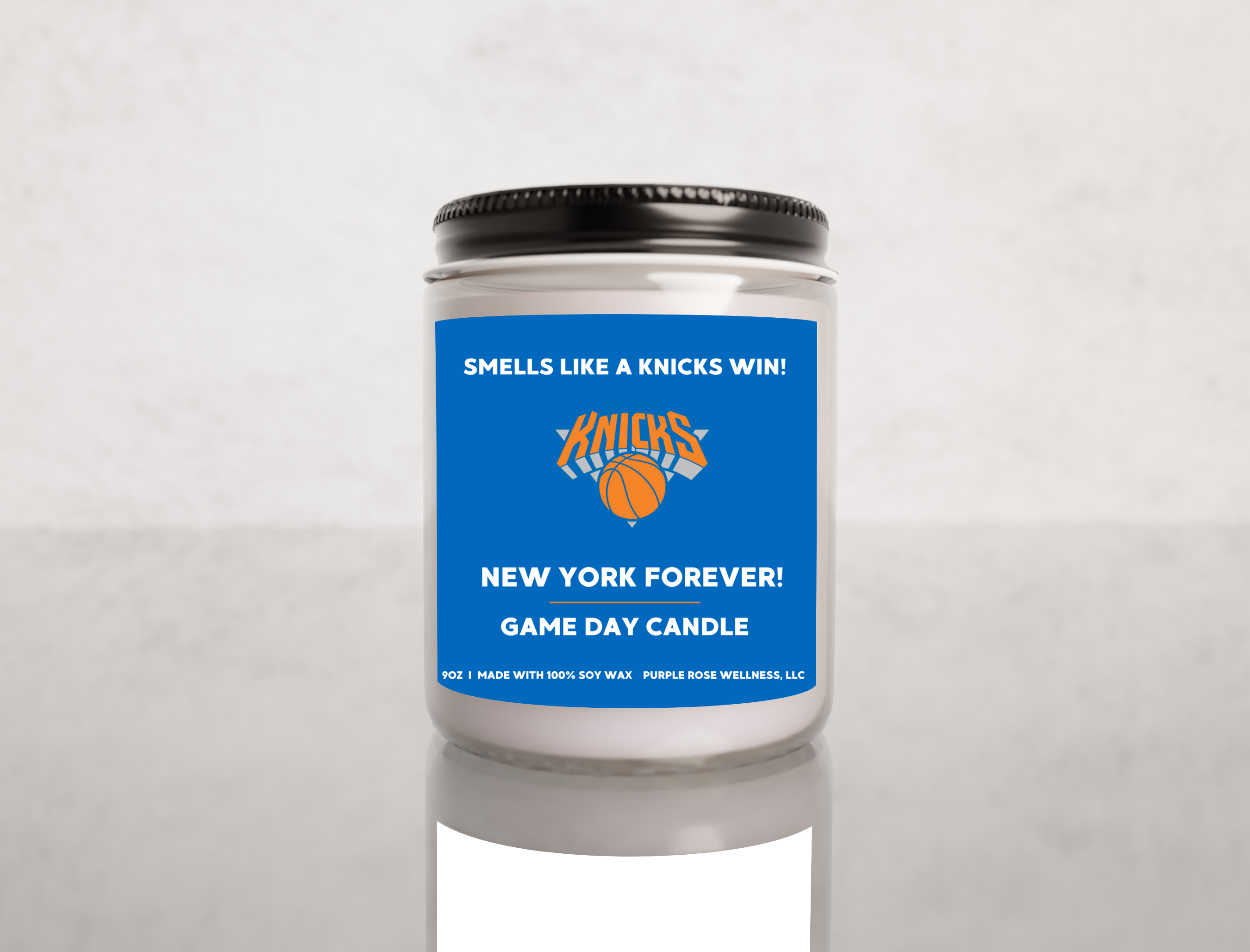 New York Knicks NBA Basketball Candle