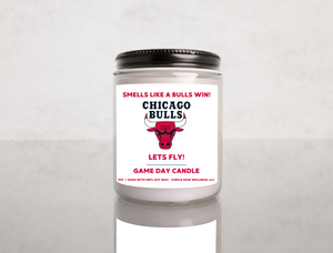 Chicago Bulls NBA Basketball Candle