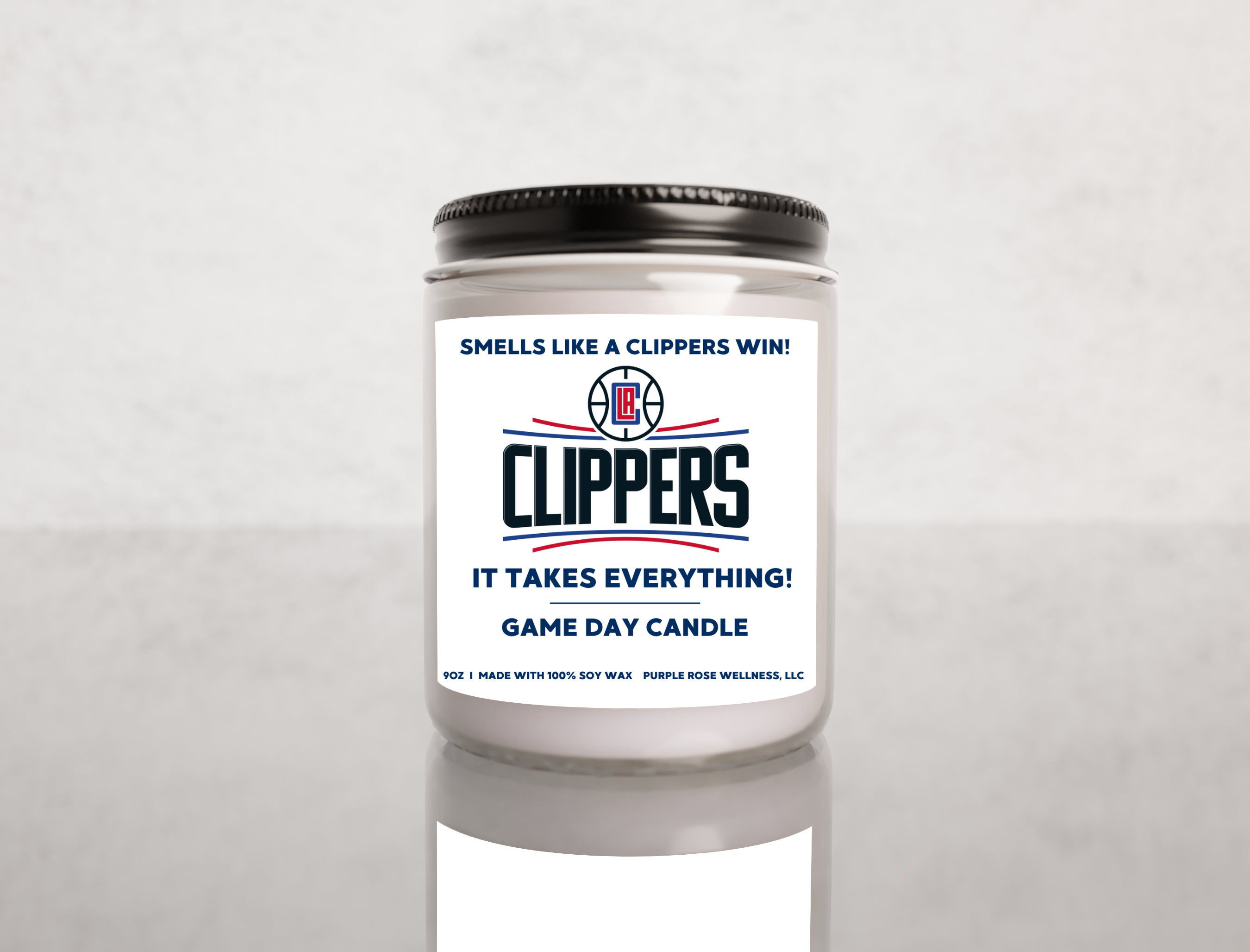 Los Angeles Clippers NBA Basketball Candle