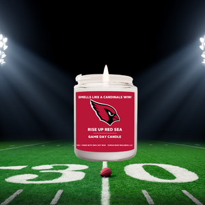 Arizona Cardinals Football Candle