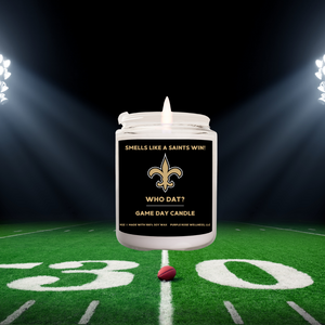 New Orleans Saints Football Candle
