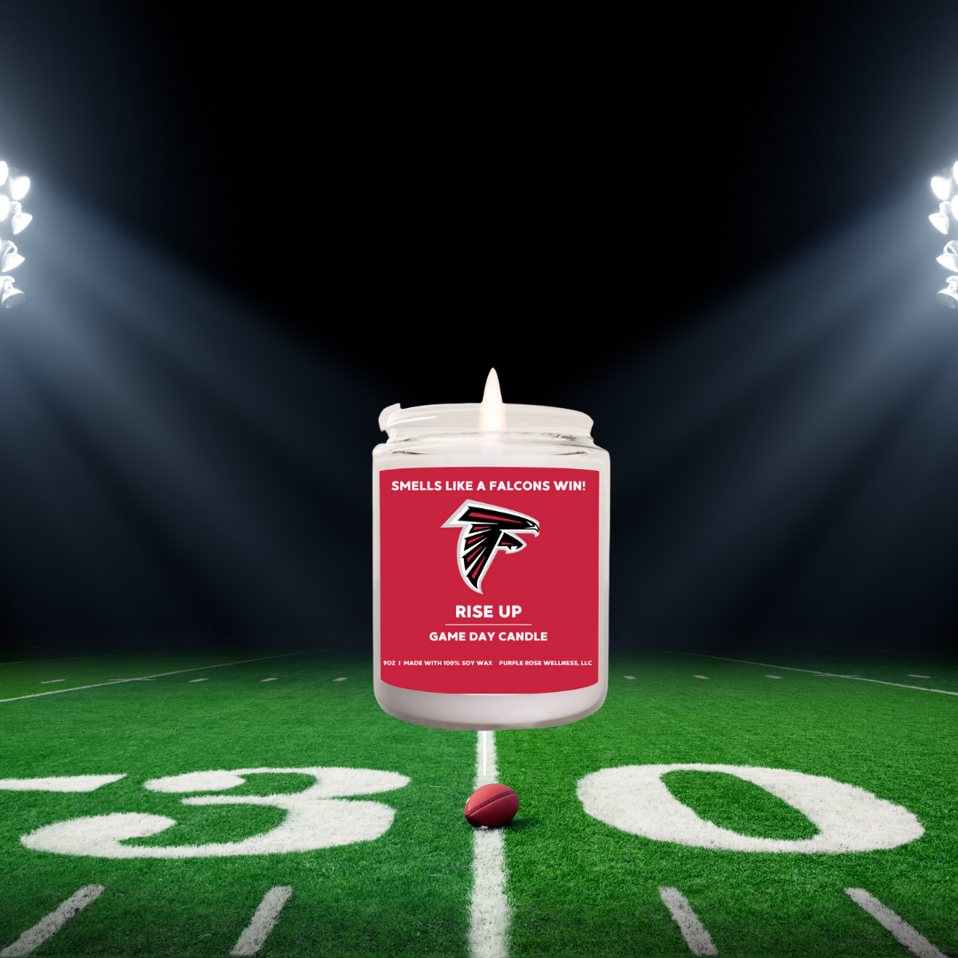 Atlanta Falcons Football Candle
