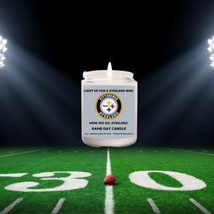 Pittsburgh Steelers Football Candle
