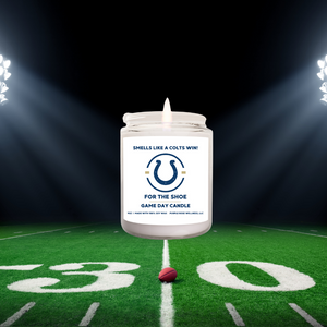 Indianapolis Colts Football Candle