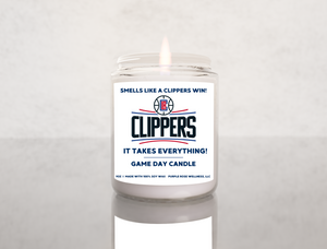 Los Angeles Clippers NBA Basketball Candle