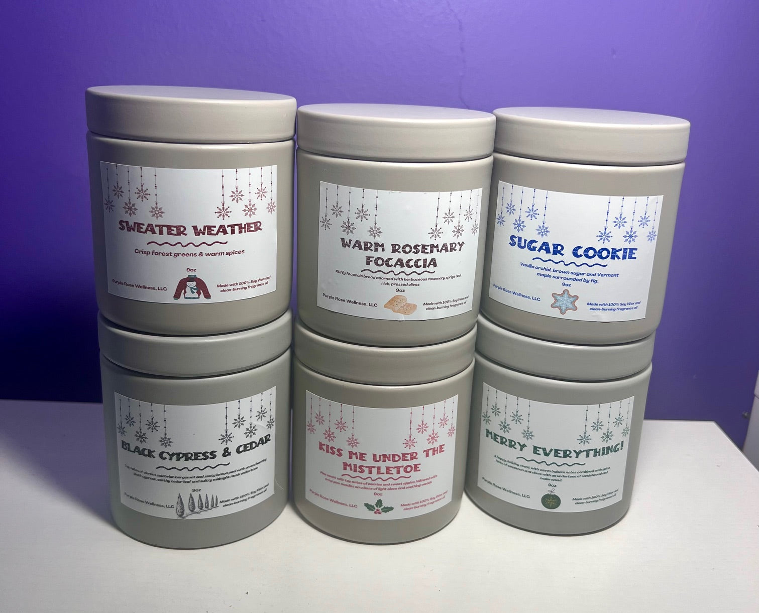 Winter 9oz Candle Collection