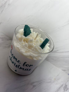 Home for Christmas Winter Holiday Candle Scented Soy Wax Candle