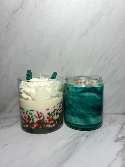 Home for Christmas Winter Holiday Candle Scented Soy Wax Candle