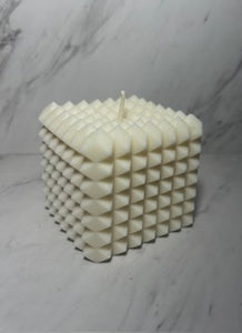 Spiked Cube Candle